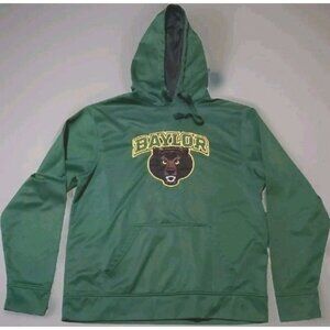 Baylor Bears Hoodie Jacket Green Embroidered Cover One Apparel Men's Size Large